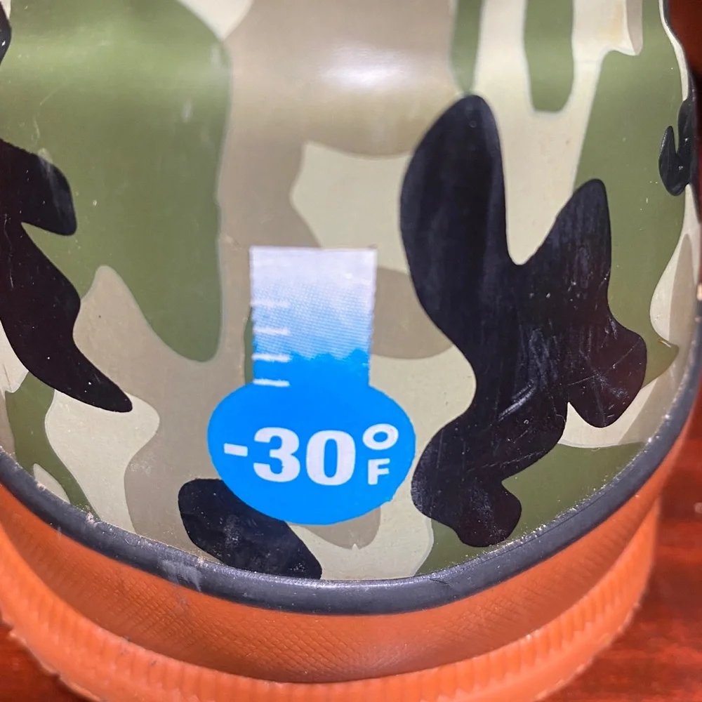 Bogs Camo Classic 71397-352 Insulated Waterproof Rain/Snow/Winter Boots Youth 6